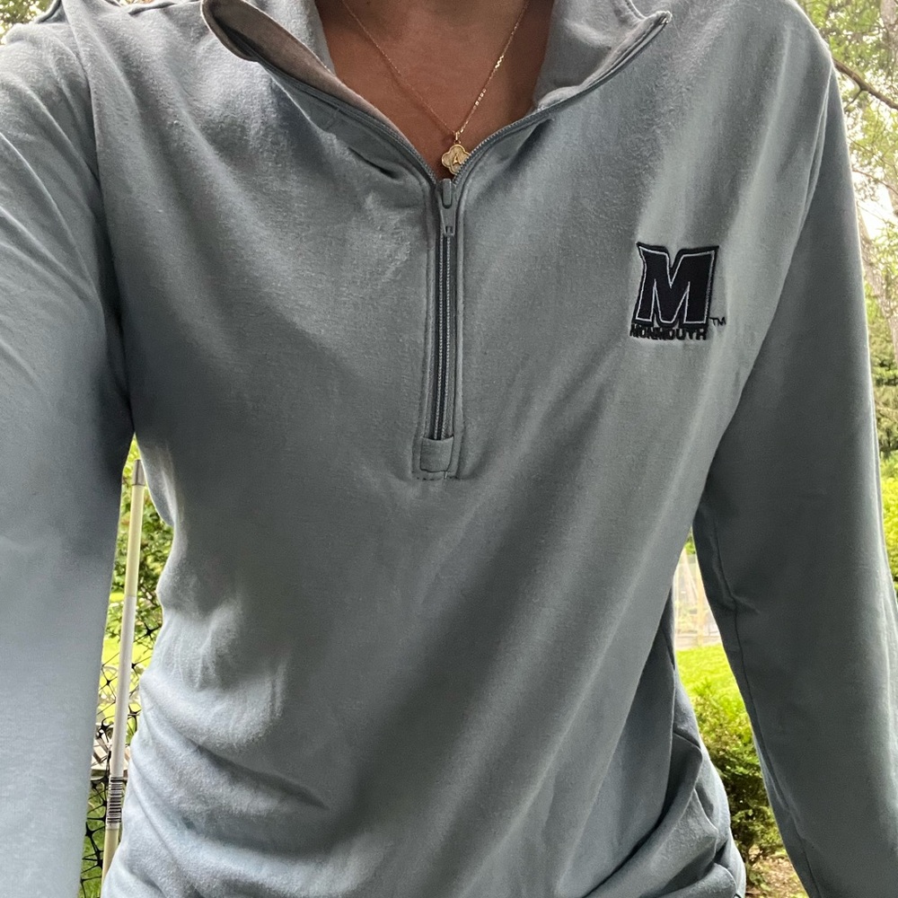 Monmouth University League Light Blue Quarter-Zip Pullover